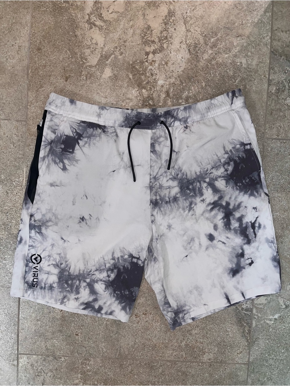 Virus Tie-Dye Athletic Shorts